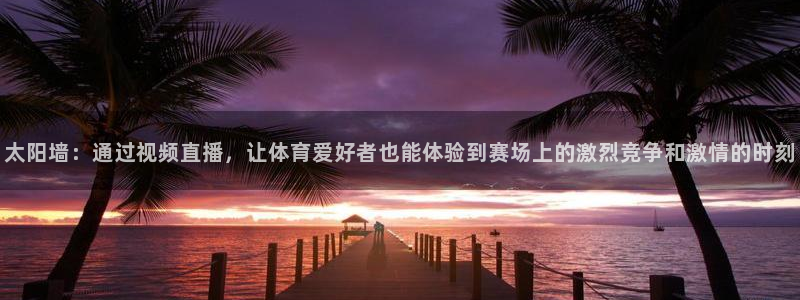 51吃瓜今日必吃刀刀:太阳墙:通过视频直播,让体育爱好者也能体验到赛场上的激烈竞争和激情的时刻